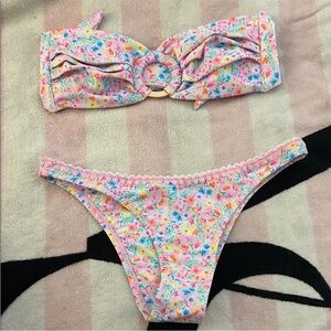 Kulani kinis Bandeau Bikini Set